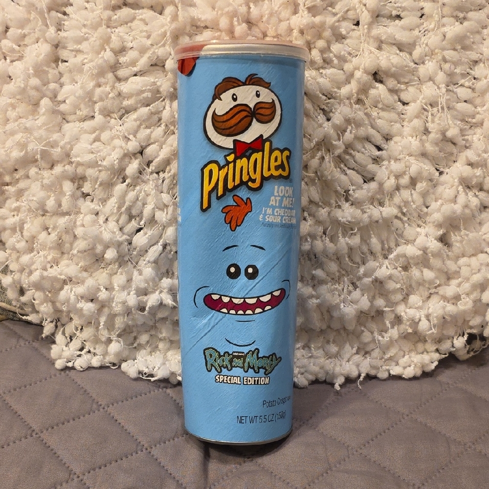 Pringles Rick and Morty Meeseeks Special Edition Unopened Chips